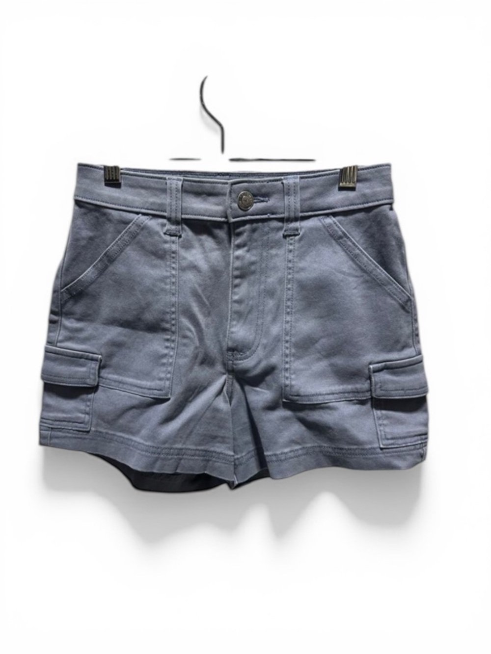Hollister Gray Cargo Juniors 00/000 W24 Shorts Y2K Streetwear Casual EUC Women’s